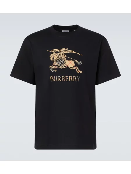 Tricou Burberry din jerseu negru