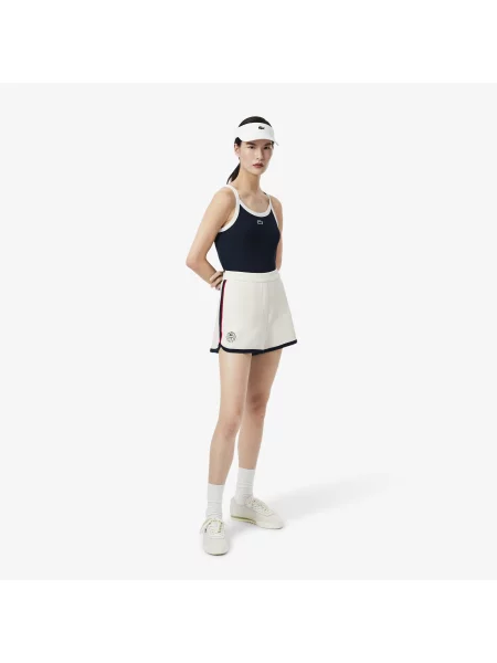 Lacoste Spodenki Tennis Heritage Stretch Piqué białe