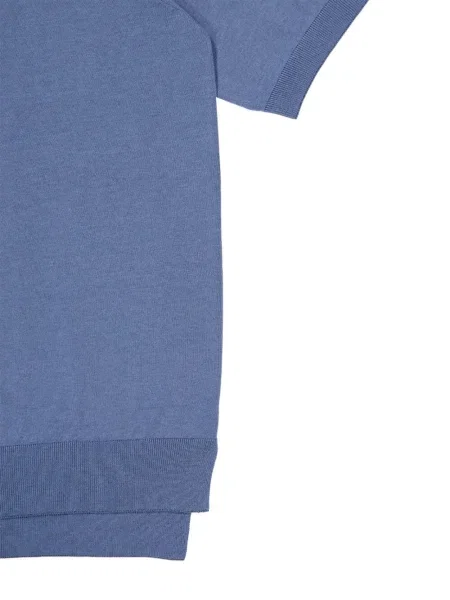 Кашмирен къс пуловер Piacenza Cashmere синьо