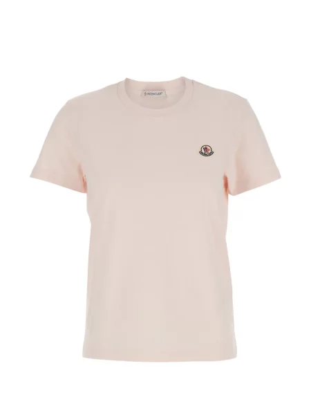Tricou Moncler cu autograf alb