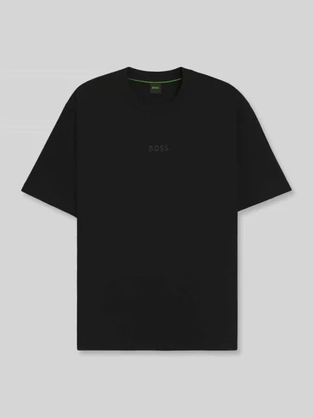 Boss T-Shirt Oversize czarny