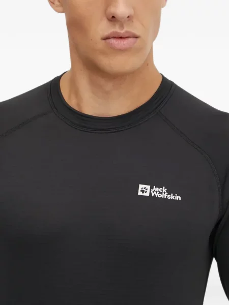 Термобельо Jack Wolfskin с принт черно