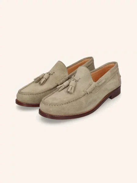 Henry Stevens Loafersy Riley M Tl beige beżowe