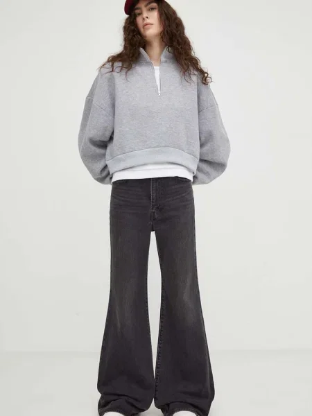 Levi's jeansy RIBCAGE BELLS czarne