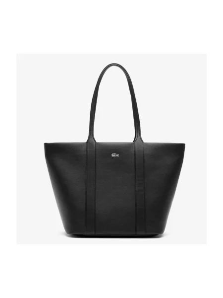 Geantă shopper Lacoste negru