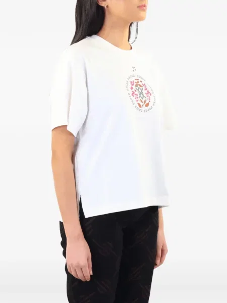 Tricou Daily Paper cu imagine alb
