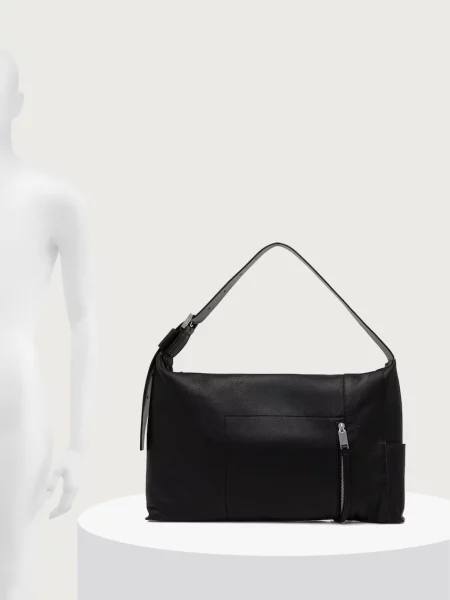 Кожаная сумка Allsaints