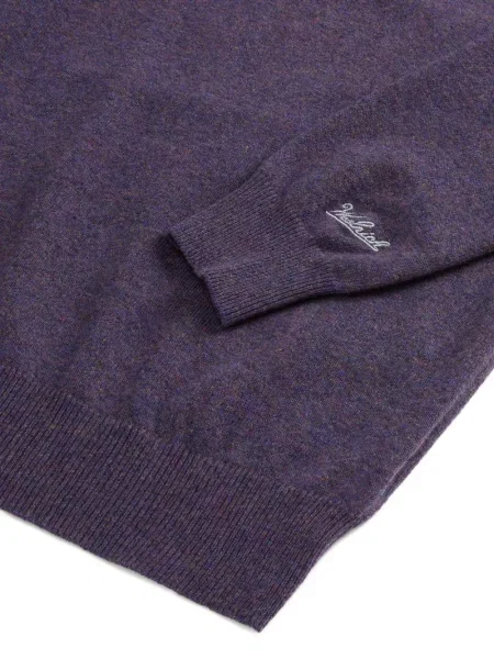 Pulover Woolrich cu decolteu rotund violet
