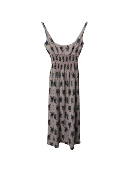 Rochie Emilia Wickstead cu model floral cu imagine roz
