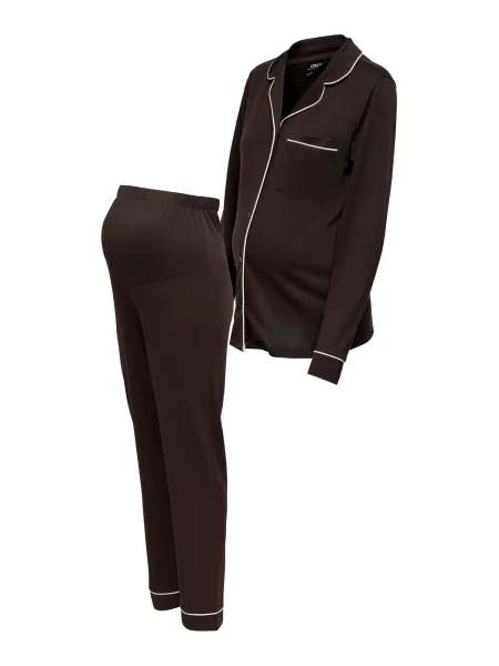 Only Maternity Pijama OLMHANNA ciocolatiu