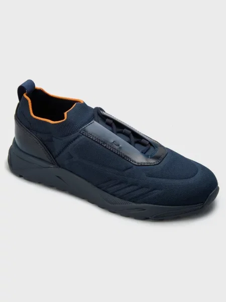 Кроссовки Santoni синие