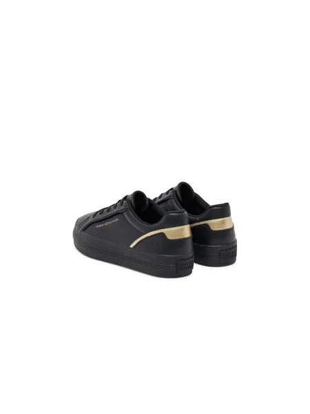 Tommy Hilfiger Sneakersy Vulc Foxing čierna