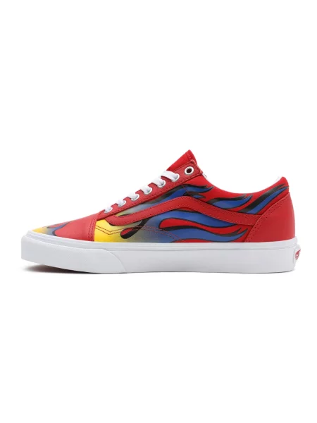 Sneakersy Vans Old Skool z nadrukiem niebieskie
