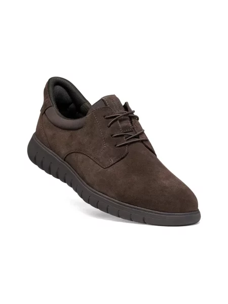Sneakersy Geox skórzane brązowe