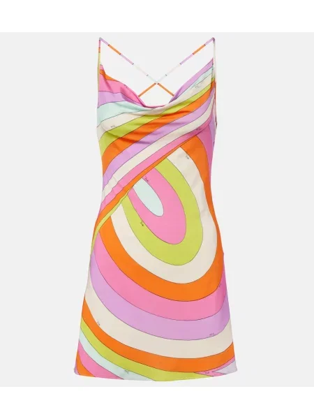 Rochie Pucci din satin drapată