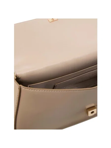Calvin Klein Kabelka Ck Convertible Chain Medium Bag Béžová hnedá