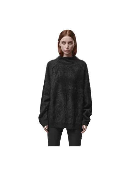 Sweter z golfem Thom Krom z kaszmiru czarny