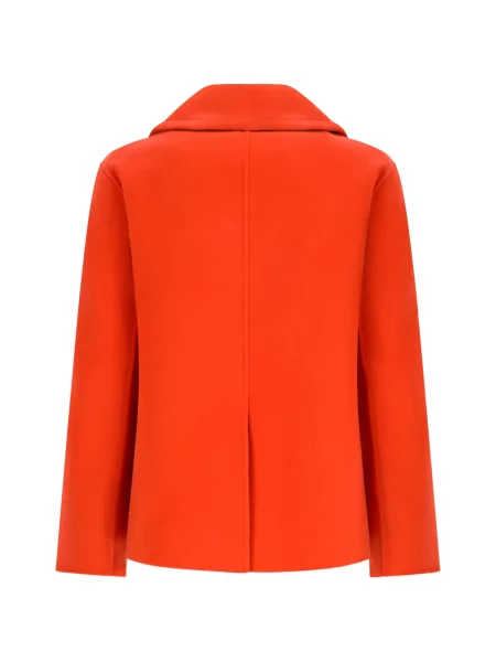 Vilnonis paltas 's Max Mara oranžinė