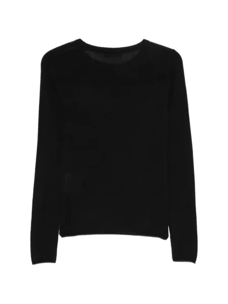 Top Philo-sofie cu decolteu rotund negru