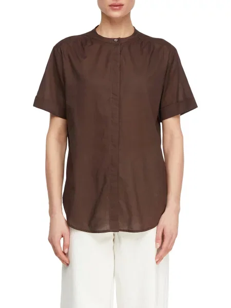 COMMA Bluza temno rjava