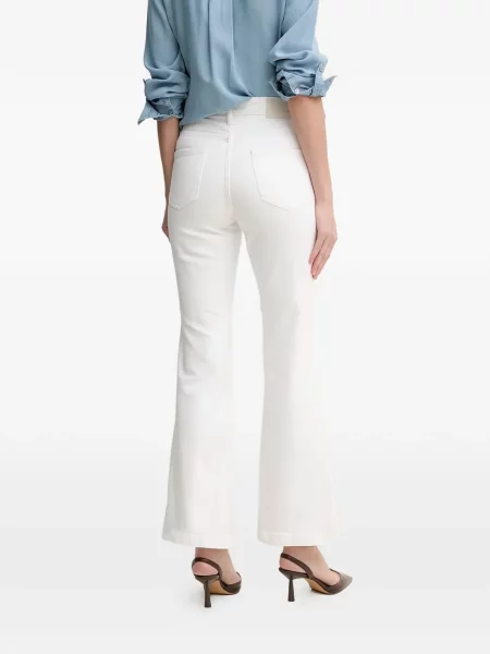 Blugi evazați Dkny evazate alb