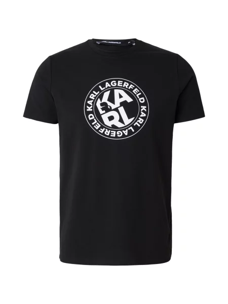 Karl Lagerfeld Tricou negru alb