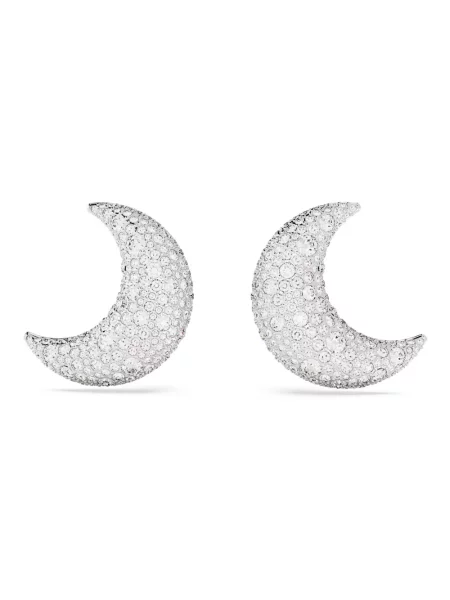 Kolczyki Swarovski szare