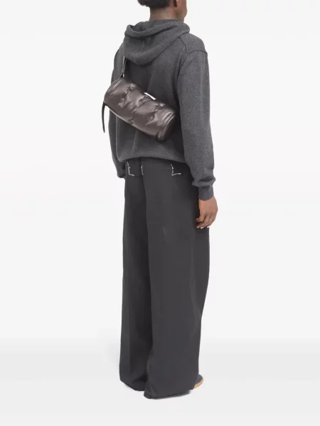 Rankinė Maison Margiela dygsniuotas juoda