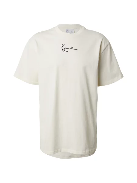 Karl Kani Tričko béžová / hnědá offwhite černá