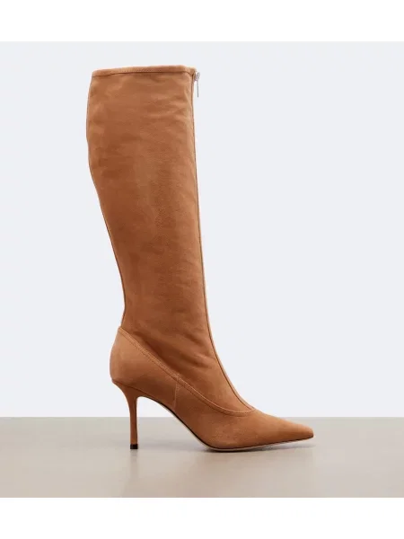 Cizme Jimmy Choo din piele de căprioară maro