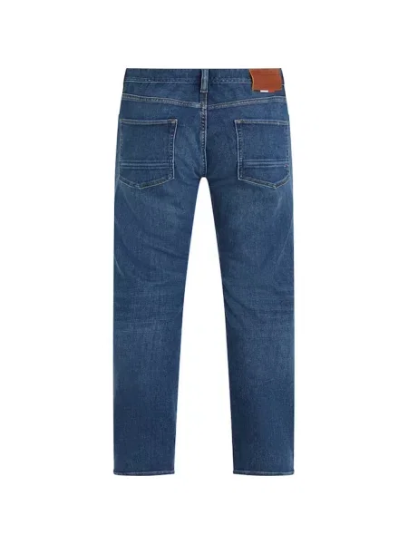 Jeansy straight leg Tommy Hilfiger Denton niebieskie