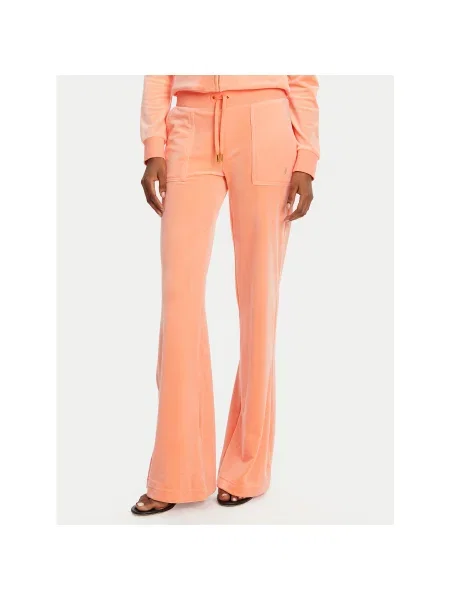 Juicy Couture Melegítő alsó Layla Flared Leg narancssárga