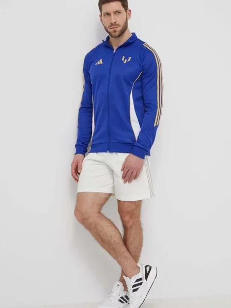 Pulover za vadbo adidas Performance Messi modra