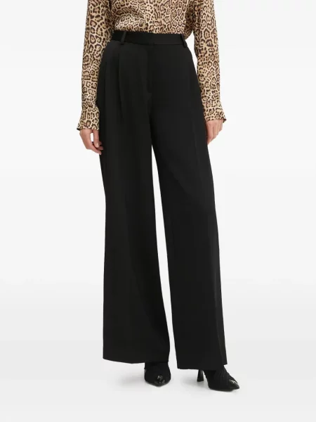 Pantaloni croiți Guess negru