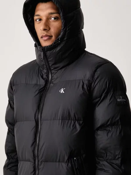 Calvin Klein Jeans дълго яке мъжко черно