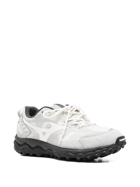 Sneakers Mizuno με κορδόνια με δαντέλα γκρι