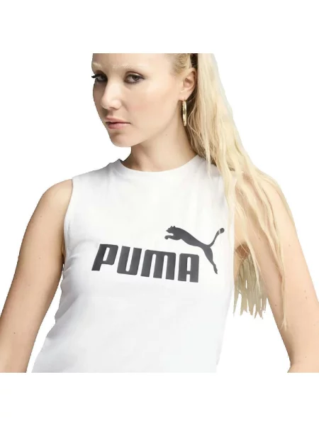 PUMA Sport top Ess No. 1 fekete fehér