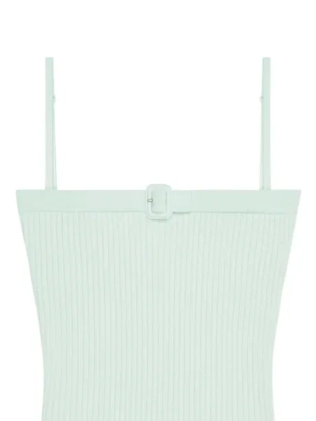 Top Courreges tricotate verde