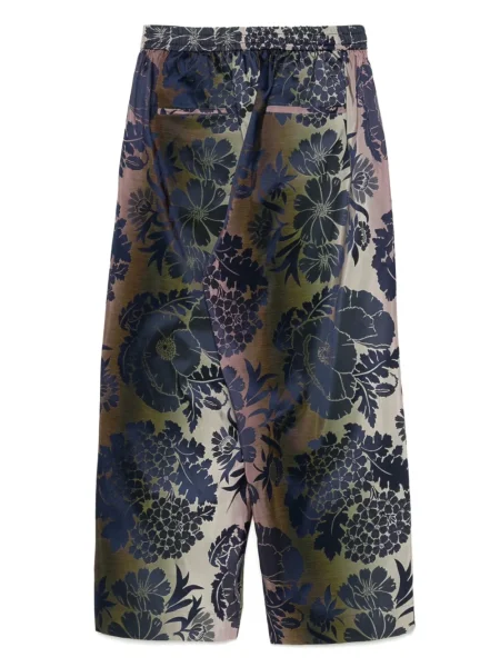 Pantaloni Biyan din jacard violet