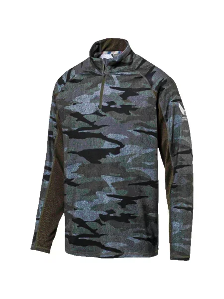 Tricou Puma cu imagine cu model camuflaj gri