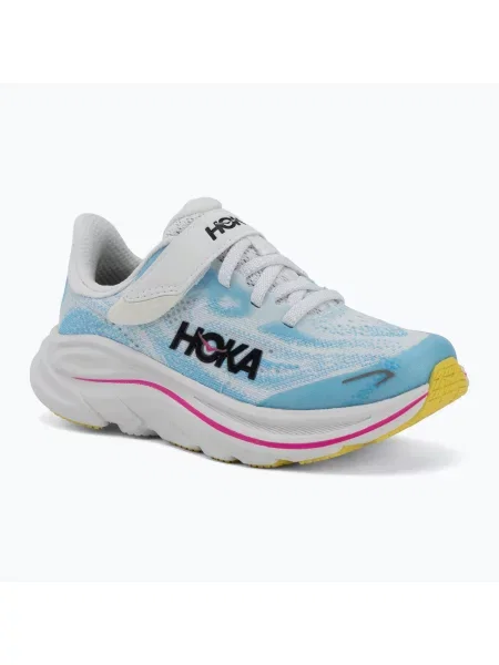 Gyerek futócipő HOKA Clifton 10 frost/soaring blue. Méret: 32 EU kék