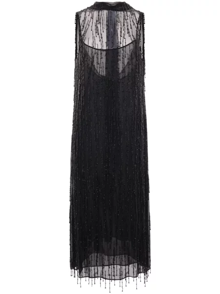 Rochie Blumarine cu mărgele de costum negru