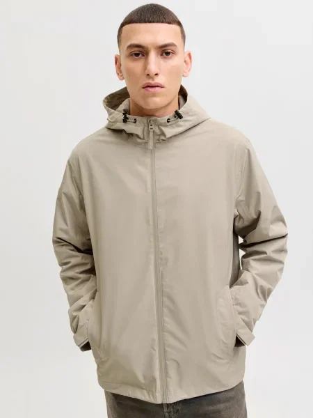 JACK & JONES Prechodná bunda kamenná