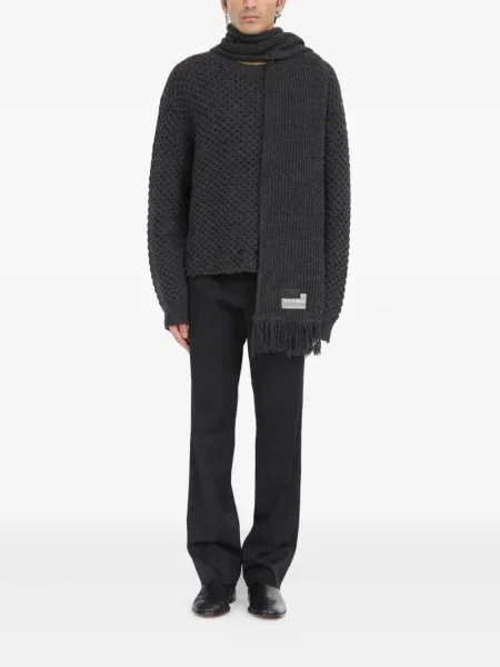Pulover Mm6 Maison Margiela de lână gri