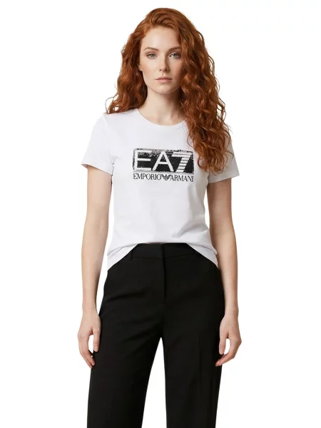 Тениска Ea7 бяло