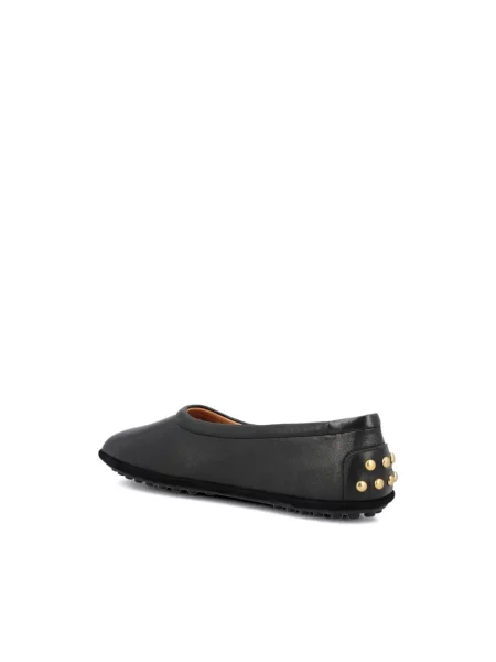 Balerinki Tod's skórzane czarne