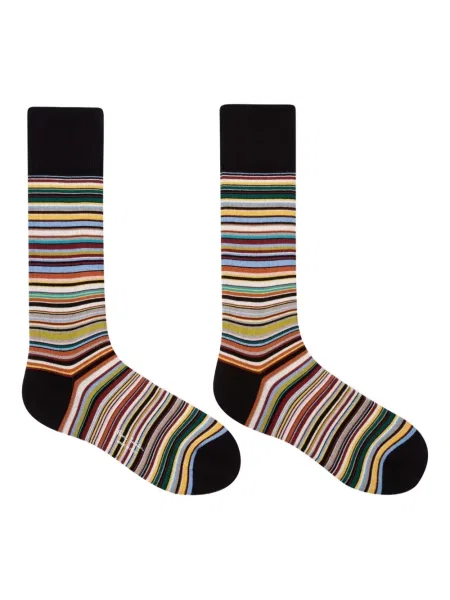 Șosete Paul Smith cu dungi negru
