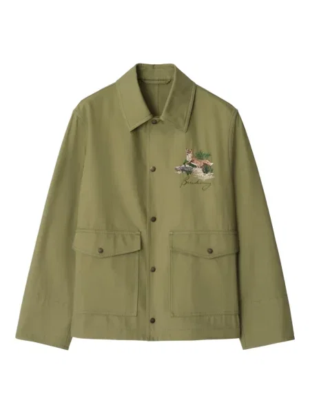 Geacă Burberry verde