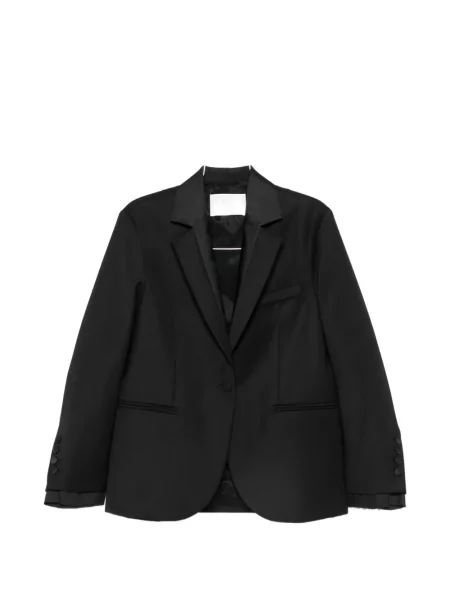 Sacou Tela din satin negru