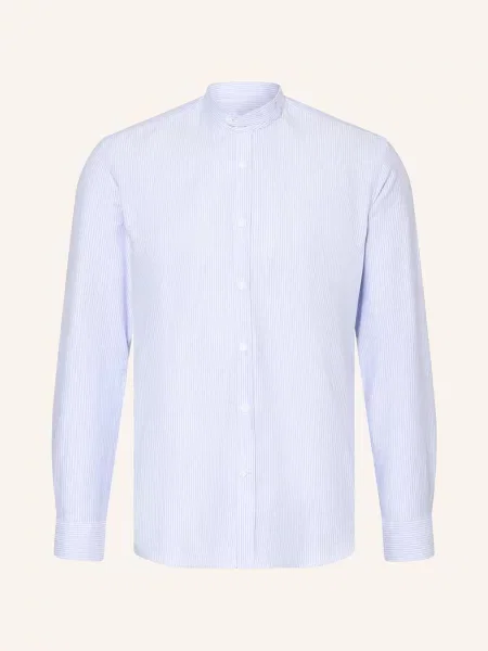 Heimatglück Tracht Krojová Košile Max Regular Fit Se Stojáčkem bílá/ tmavě modrá bílá